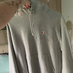 grey champion hoodie